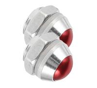 LALADEFIEE Lot de 2 Soupapes de Sécurité Autocuiseur 14 MM Rouge Pièces de Rechange Compatibles Kit de Purge Vapeur pour Autocuiseur Accessoires de Sécurité Pression Maison