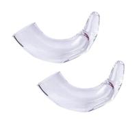 LALADEFIEE Lot de 2 Verres à Cocktail de Corne en Verre Transparent 250 Ml pour Whisky et Vin Rouge Fond Renforcé pour Fêtes et Dégustations Raffinées