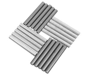 LALADEFIEE Lot de 20 Baguettes en Fer et Aluminium pour Électrolyseur, Conductivité Électrique Supérieure, Adapté aux Tests et Recherches en Laboratoire