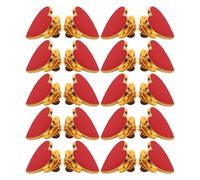 LALADEFIEE Lot de 20 Petites Broches de Cœur à Bordure Dorée Couleur Unie Petites Épingles Décoratives Polyvalentes pour Vêtements Paquet Mariage et Saint-Valentin Accessoire Chic et