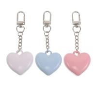 LALADEFIEE Lot de 3 boîtes vides pour fards à paupières : godets en forme de cœur rechargeables pour femmes et filles - Étui de rangement pour échantillons de maquillage avec couvercle pour à