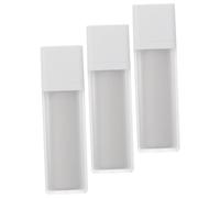 LALADEFIEE Lot De 3 Flacons Pompe Sans Air 50ml Carré Pour Lotion Et Crème Rechargeable Voyage