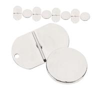 LALADEFIEE Lot de 5 Paires de Pins Convertisseur Magnétique Argenté Compact Compatible Tout Style et Couleur de Robe pour Anniversaire et Saint-valentin