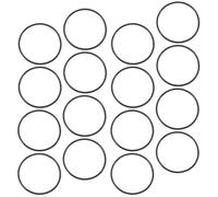 LALADEFIEE Lot de 50 Bracelets Élastiques en Silicone Noir, Hypoallergéniques et Souples, Bracelets pour Femmes et Hommes, Accessoires Mode pour Sport et Usage Extérieur, Texture Lisse