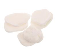 LALADEFIEE Lot de 6 Galets Plats Lisses à Peindre 3-8 CM Pierres Blanches DIY pour Loisirs Créatifs Peinture sur Pierre Décoration Intérieure et Aménagement Paysager