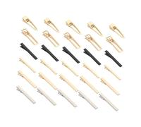 LALADEFIEE Lot de 60 Pinces à Cheveux en Alliage Métallique, Clips de Fixation Multi-couleurs, Taille Standard, pour Coiffure DIY et Accessoires Coiffure Femme