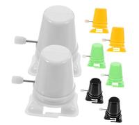 LALADEFIEE Lot de 8 Mécanismes D'horlogerie pour Robots Marcheurs, Pièces de Rechange en Plastique Multicolores, Accessoires DIY pour Jouets Miniatures et Modelage en Argile, Jouets