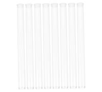 LALADEFIEE Lot de 8 Tubes de Parfum en Acrylique Transparent, Résistant et Léger, pour Rangement et Organisation des Bâtons de Parfum la Maison