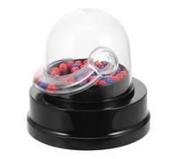 LALADEFIEE Machine à Boules de Loto Électrique Compacte avec Tirage Aléatoire de Loterie pour Jeux de Bingo Fêtes et Activités Récréatives