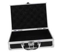 LALADEFIEE Mallette Aluminium Multifonction pour Homme Petite Boîte de Rangement Portable avec Poignée Ergonomique Mallette Outil Vide Sécurisée et Robuste Noire