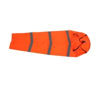 LALADEFIEE Manchon Facile à Installer en Nylon Fluorescent Orange Coupe-Vent avec Ceinture Réfléchissante pour Décoration Extérieure et Usage Agricole pour Décoration Extérieure et Usage