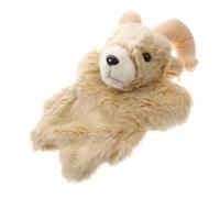 LALADEFIEE Marionnette à Main Animal Chèvre pour Garçon et Filles Jouet en Peluche Réaliste Marionnette Interactive pour Bébé Tout-Petits Heure du Conte Fête Présent d'anniversaire