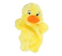 LALADEFIEE Marionnette Canard Peluche pour Garçon Fille Accessoire de Jeu de Rôle et Conte Marionnette Main Animale pour Activité Éducative et Interaction Parent-garçon Fille