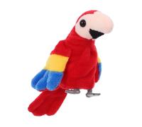 LALADEFIEE Marionnette Main Perroquet Mini Peluche Douce Éducatif pour Garçon Fille Accessoire Ludique pour Jeux de Rôle et Storytelling Marionnette Doigt Flexible pour École et Fête