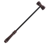 LALADEFIEE Marteau de Vente aux Enchères en Ébène, Maillet pour Juge, Accessoire pour Procès et Bureau, Maniable et Confortable la Main, Usage Juridique et Théâtre