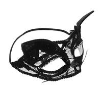 LALADEFIEE Masque de Renard Dentelle pour Femmes Demi Masque de Fête Créatif pour Halloween et Cosplay Design Réaliste et Réutilisable pour Événements et Représentations