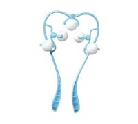 LALADEFIEE Masseur Manuel Cervical Têtes Bleu Ciel Dispositif de Massage Point de Pression pour Soulager les Tensions Du Cou Épaules Stimulation des Points Acupuncture Outil et Pratique pour