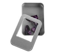 LALADEFIEE Médiators pour Guitare Droitier Pouce et Doigt en Celluloïd Violet, Kit 1 Jeu avec Boîte Métal, Accessoires Acoustique Banjo Ukulélé, Choix Fingerstyle Précis et Confortable