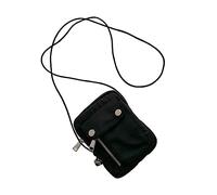 LALADEFIEE Mini Sac à Toile pour Femmes Sac Bandoulière Et Pratique pour Concerts Shopping Et Poche Zippée