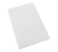 LALADEFIEE Miniature Tuile de Toit Décorative pour Maison Poupée Unique Blanche Accessoires Diorama DIY pour Toit Modèle Réduit