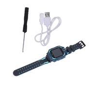 LALADEFIEE Montre Connectée Garçon Fille Verte Étanche avec Appel SOS Positionnement Montre Téléphone pour Élèves Alerte Urgence et Suivi Réel