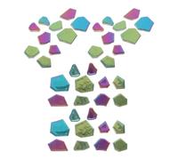 LALADEFIEE Mosaïque en Céramique Éclatée, Carreaux Irréguliers Multicolores