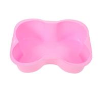 LALADEFIEE Moule Silicone Os pour Gâteau Chien Moule Pâtisserie Antiadhésif Cuisson Maison Original pour Anniversaire Animal Rose