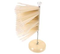 LALADEFIEE Nuancier Bâtonnets pour Pratique Nail Art Support Transparent pour Vernis et Gel Présentoir Résistant et Flexible pour Entraînement Manucure