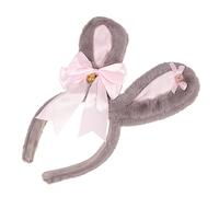 LALADEFIEE Oreilles De Lapin Peluche Légère Avec Scintillant Bandeau Décoratif Pour Fête De Pâques Costume Cosplay Filles Et Adultes Accessoire Doux Et Confortable