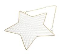 LALADEFIEE Organisateur Mural Bijoux Étoile pour Boucles Oreilles Support Suspendu et Léger avec Crochets pour Colliers et Bracelets Présentoir Chic et Facile à Nettoyer