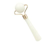 LALADEFIEE Outil de Massage Facial Pierre de Jade Naturelle Roller Visage Portable Anti-âge Léger pour Soin Peau Femme Massage Raffermissant et Tonifiant Couleur Aléatoire Couleur Aléatoire