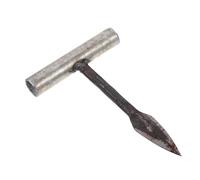 LALADEFIEE Ouvre-huîtres Acier T-forme Robuste Outil Ergonomique Antidérapant pour Fruits de Mer Couteau Décortiqueur Compact pour Huîtres et Mollusques