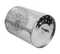 LALADEFIEE Panier Gril Four Électrique Acier Résistant à la Corrosion Rotation Compatible Friteuse et Four à Air Chaud Accessoire Cuisine et Facile à Nettoyer