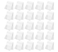 LALADEFIEE Papier 100 Feuilles pour Teinture Capillaire Blanc Réutilisable en PE Protège les Pointes des Cheveux contre la Chaleur pour Salon de Coiffure