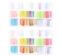 LALADEFIEE Papier D’Emballage pour Bonbons au Nougat 15 Couleurs Assorties Rouleau 1 Mètre PET Transparent sans Odeur Emballage Décoratif pour Pâtisseries Fêtes Mariages et Usage