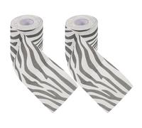LALADEFIEE Papier Toilette à Imprimé Zèbre 2pcs avec Technologie D'impression Avancée pour Décoration Toilette Unique et Rangement Pratique la Maison