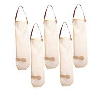 LALADEFIEE Paquet en Filet Respirants en Polyester Suspendre Partout chez Soi Lot de 5 Résistants et Suspendus pour Oignons et Tomates pour Rangement Cuisine