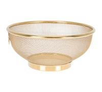 LALADEFIEE Passoire Acier Inoxydable à Maille Fine pour Filtrage et Égouttage Polyvalent Panier Tamis Doré pour Lavage Du Riz et Filtration Alimentaire