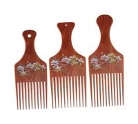 LALADEFIEE Peigne à Cheveux Vintage Multifonction Lot 3 Pcs Peigne de Coiffage Homme Dents Longues Salon Coiffure Transportable