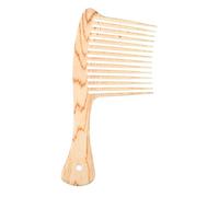 LALADEFIEE Peigne à Dents Larges Multifonction Manche Long En Plastique Antistatique Pour Coiffage Cheveux Épais Et Barbe, Démêlage Doux Pour Homme Usage Quotidien