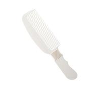 LALADEFIEE Peigne Coiffure Avion en Polycarbonate Blanc Petit Format Léger Surface Lisse pour Coiffage et Modelage Facile Peigne Simple pour Salon et Usage Domestique