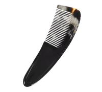 LALADEFIEE Peigne en Corne de Buffle Naturel 1 Grand Taille 15-18 Cm Brosse Démêlante Antistatique Massage Cuir Chevelu Unisexe Cheveux Barbe Usage Quotidien