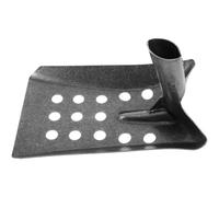 LALADEFIEE Pelle à Tamiser en Acier Manganèse pour Nettoyage Multi-Fonctionnel des Drains et Rigoles, Outil Robuste Noir pour Tamisage des Boues et Impuretés