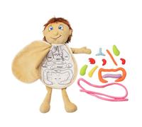 LALADEFIEE Peluche Organes du Corps Humain Éducatif pour Garçon Fille Développement Intellectuel Apprentissage Anatomie Garçon Fille