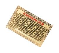 LALADEFIEE Pendentif Bouddhiste Kwan Yin Carte Portable et Délicate pour Succès et Protection Cadeau Compact et Léger pour Famille et Amis