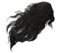 LALADEFIEE Perruque Homme Style Vintage Synthétique Punk Rocker Wig Mullet Noire à Couches Confortable et Réaliste pour Cosplay et Fêtes