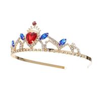 LALADEFIEE Petite Couronne Tiara Strass pour Filles Serre-tête Léger et Confortable Élégant Accessoire pour Fête et Banquet Cadeau pour Garçon Fille