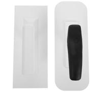 LALADEFIEE Petite truelle à plâtrer et truelle d'angle pour plaques de plâtre en plastique 2 pièces, angle droit et coins arrondis, pour rénovation DIY et finition sans bulles