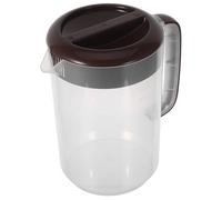 LALADEFIEE Pichet à Eau Transparent avec Couvercle Pichet à Boisson Froide Épais et Résistant Bouteille Graduée pour Jus Thé Glacé et Boisson Rafraîchissante Grand Volume pour Réfrigérateur