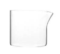 LALADEFIEE Pichet à Lait en Verre 60ml Facile à Nettoyer, Multi-usage pour Café et Jus, pour Maisons et Salons de Dessert